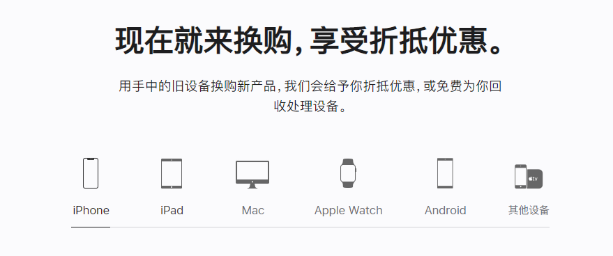 呼兰苹果手机维修分享iPhone以旧换新的去处 