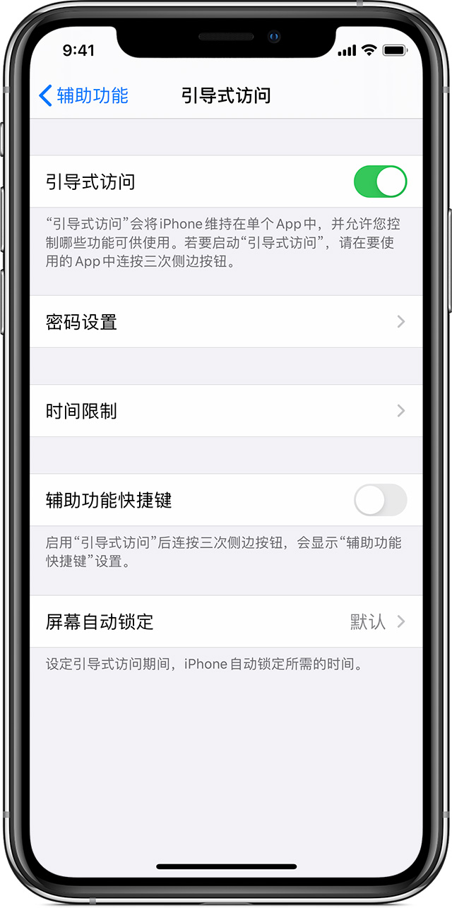 呼兰苹果手机维修分享如何在 iPhone 上退出引导式访问 