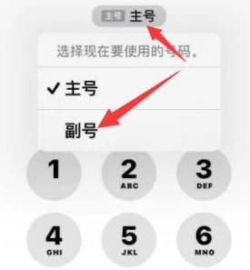 呼兰苹果14维修店分享iPhone 14 Pro Max使用副卡打电话的方法 