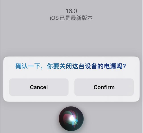呼兰苹果手机维修分享iOS 16 Beta5为什么要取消Siri语音关机功能 