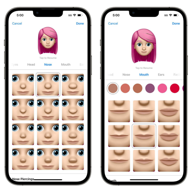 呼兰苹果手机维修分享​iOS 16中的拟我表情有了哪些变化和升级 