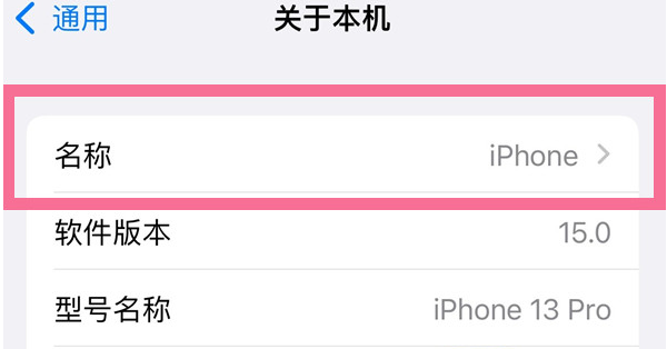 呼兰苹果13维修分享iPhone 13热点名字设置教程 